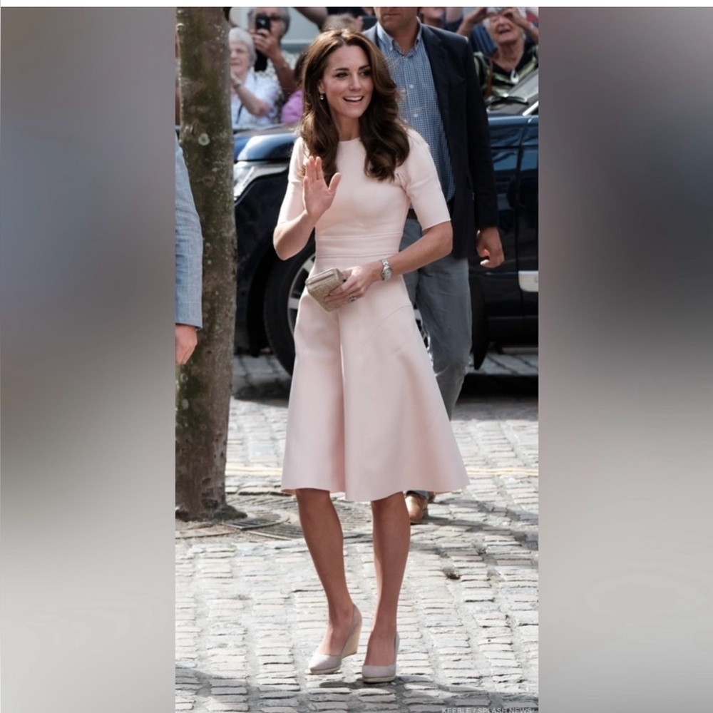 Lela Rose Pink Blush Dress ASO Kate Middleton Catherine Princess of Wales size 4